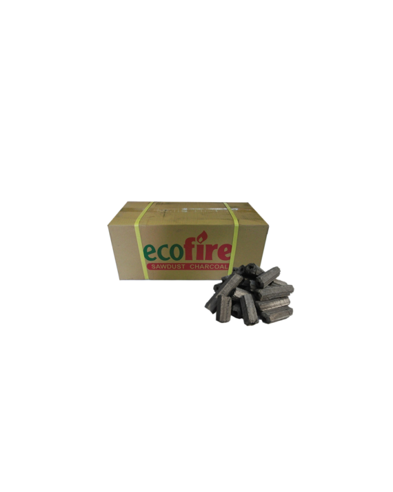 Sample Box of Ecofire Sawdust Charcoal Briquettes