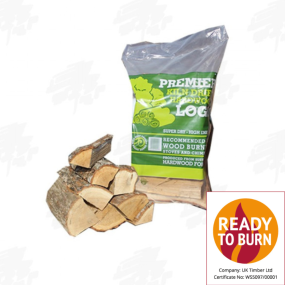 5 Bags of Premier Kiln-Dried Hardwood Firewood